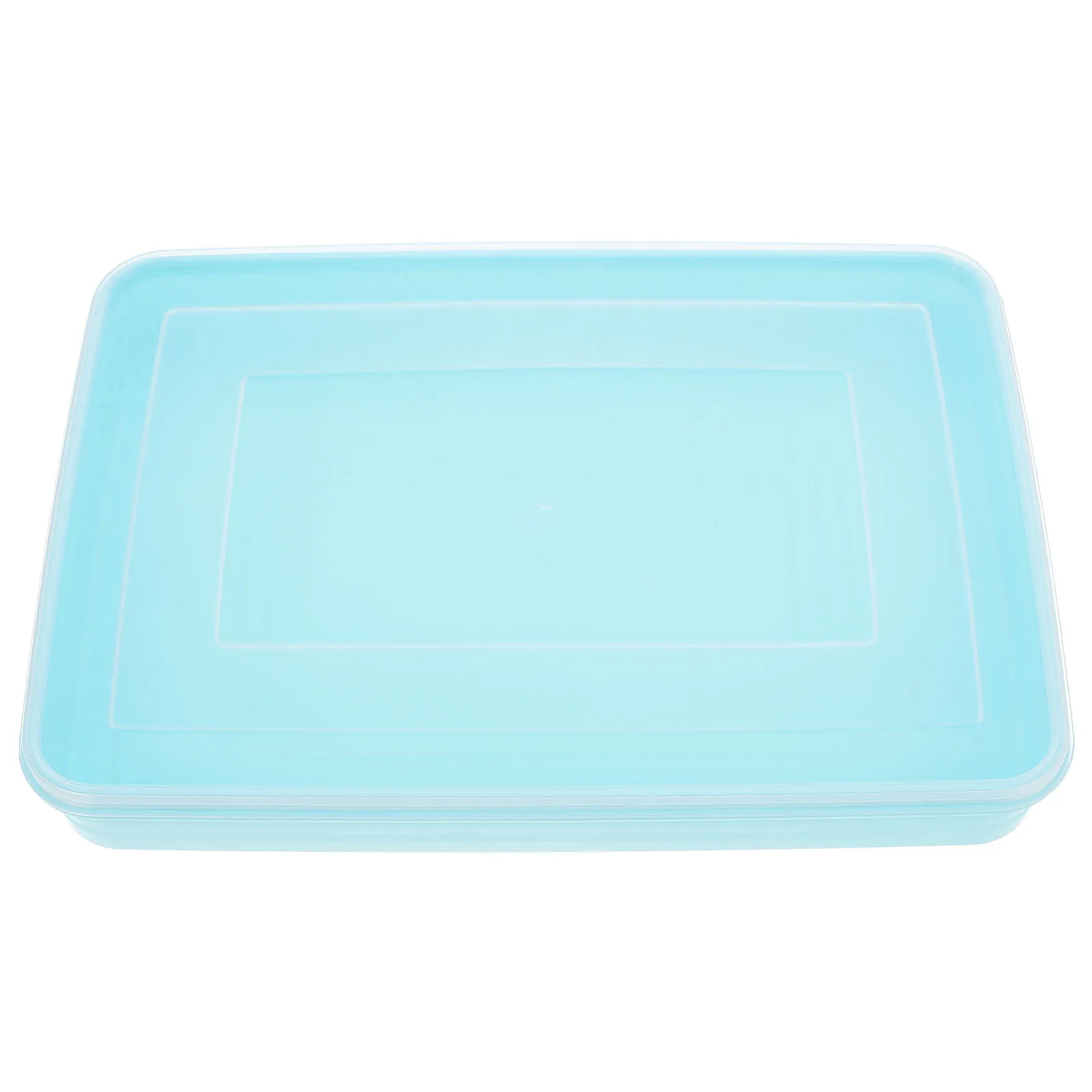 

2pcs Dumpling Box Large Capacity Freezer Safe Stackable Food Storage Container For Dumplings Wontons Cookies Snack