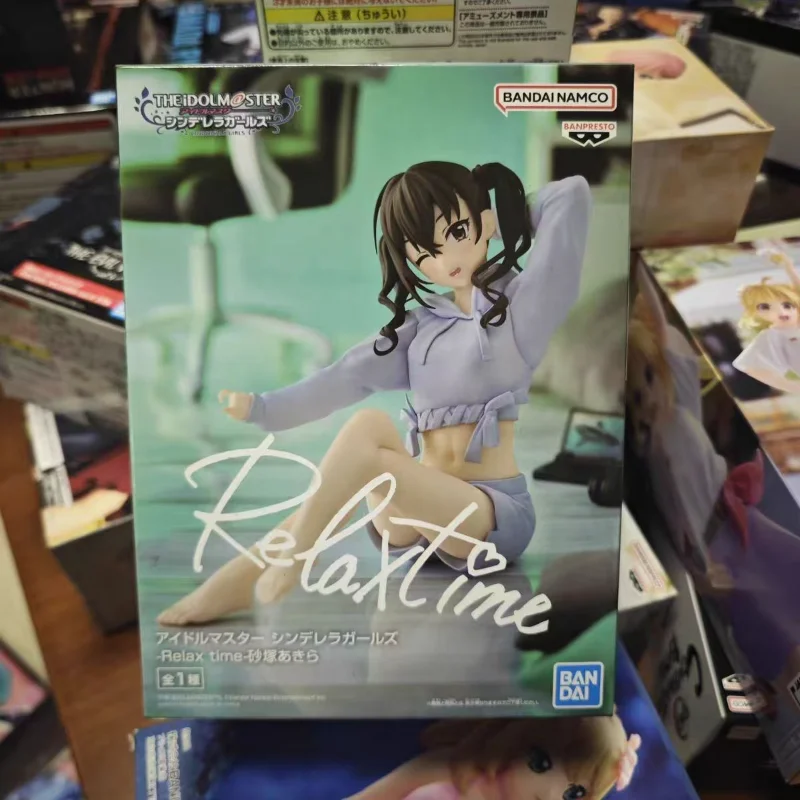 

Bandai Original Relax time THE iDOLM@STER Золушка для девочек, аниме-фигурка Sunazuka Akira, экшн-фигурка, модель игрушки для детей, подарки
