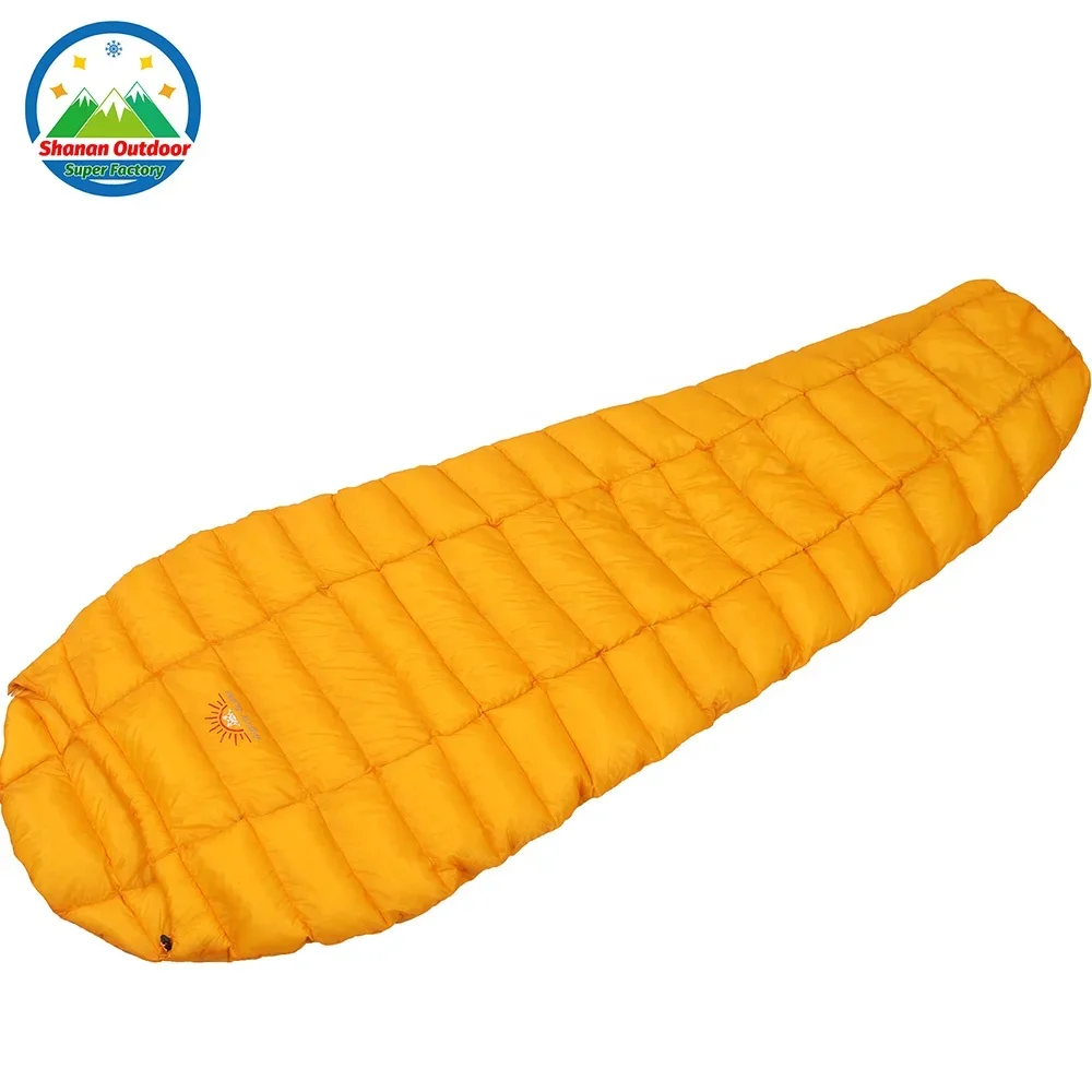 Down Sleeping Bag Outdoor Alpine Guest Ultralight 95% 800fill Traveler Camping Sleeping Bag Mummy Shape Nylon Sleeping Bag