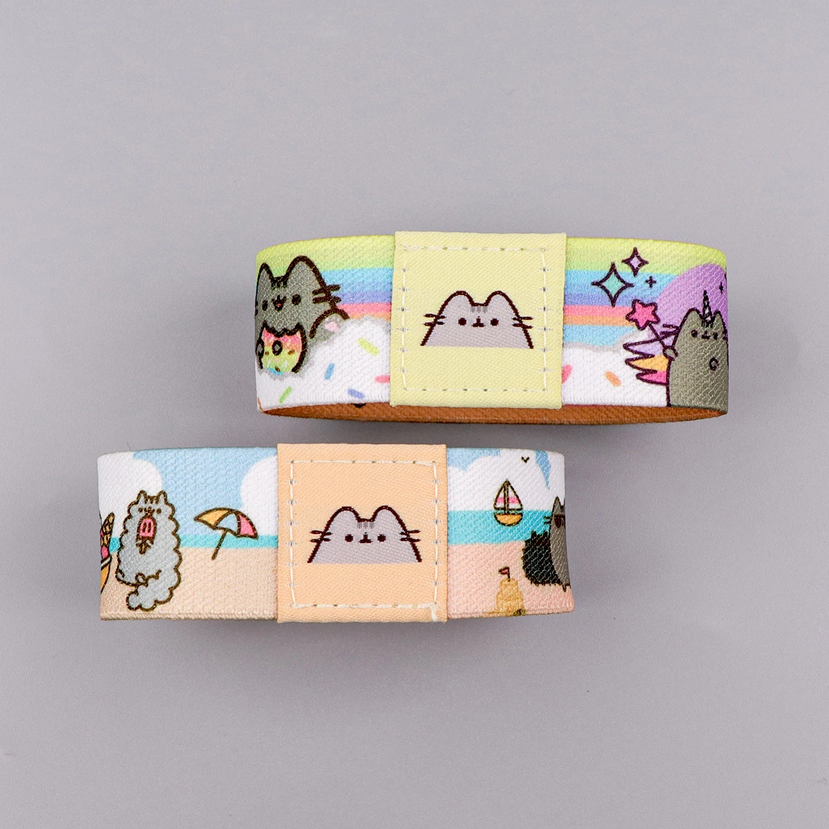 لطيف القط سوار للنساء الرجال مطاطا الرياضة معصمه الكرتون أساور مجوهرات اكسسوارات هدايا الأصدقاء