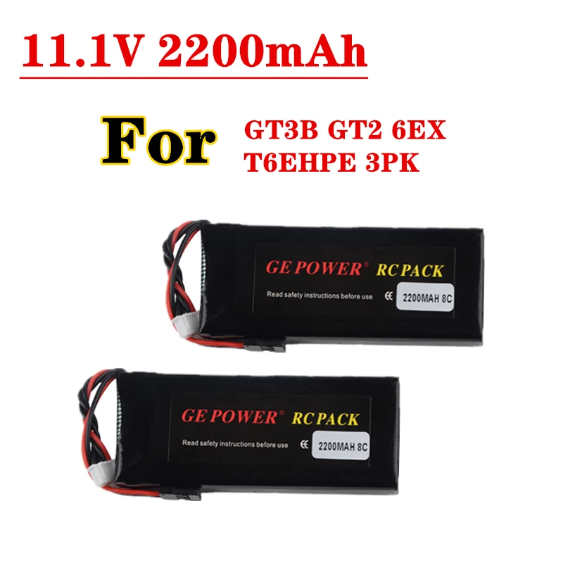 GE Power RC Lipo Battery 11.1V 2200mAh 8C do Flysky FS GT3B GT2 T6EHP-E 6EX RC E-SKY GT2 GT3B Transmitter 11.1V Battery