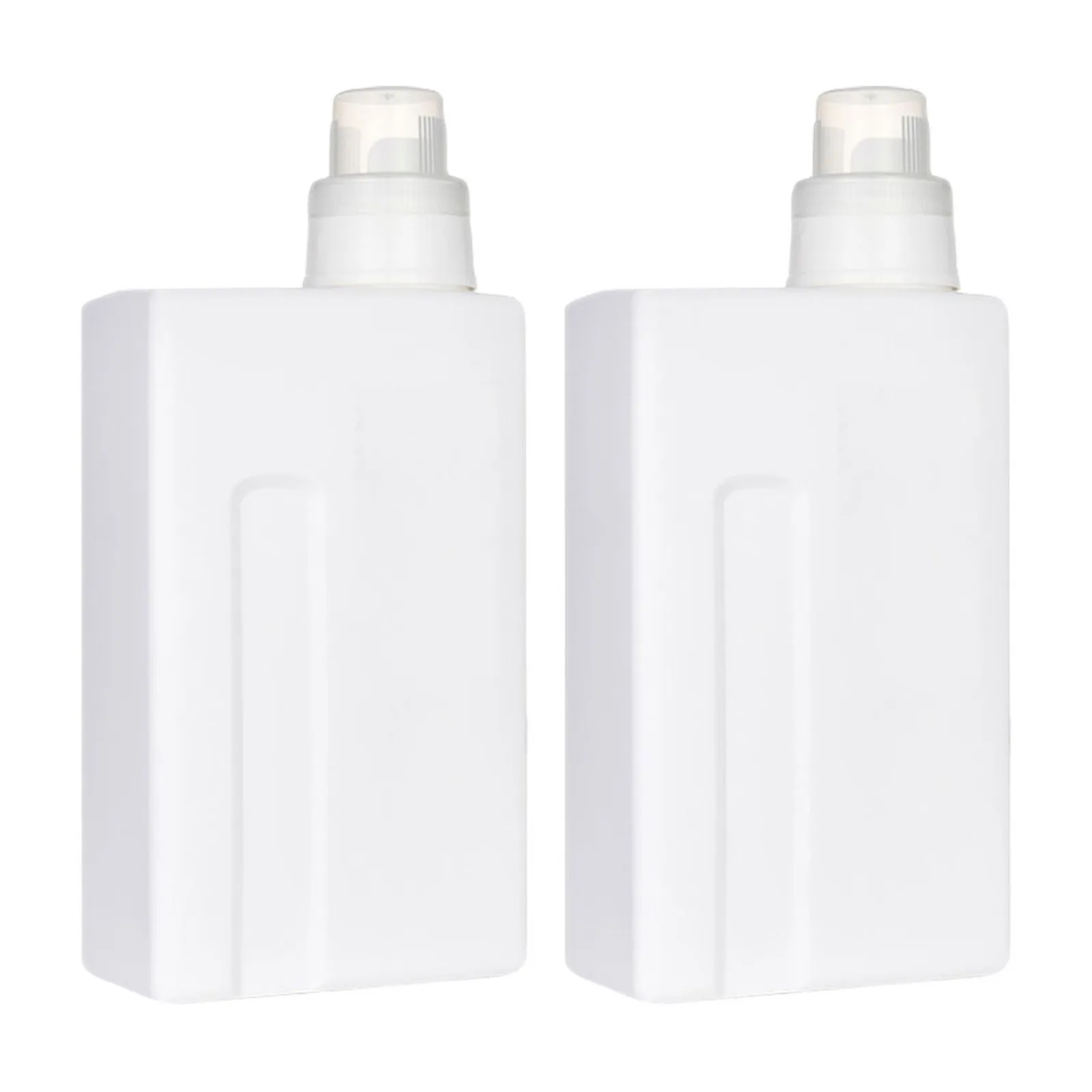 

2Pcs Multipurpose Laundry Empty Bottles Leakproof Reusable Sub Bottle Storage for Shampoo Lotion Laundry Empty Bottles