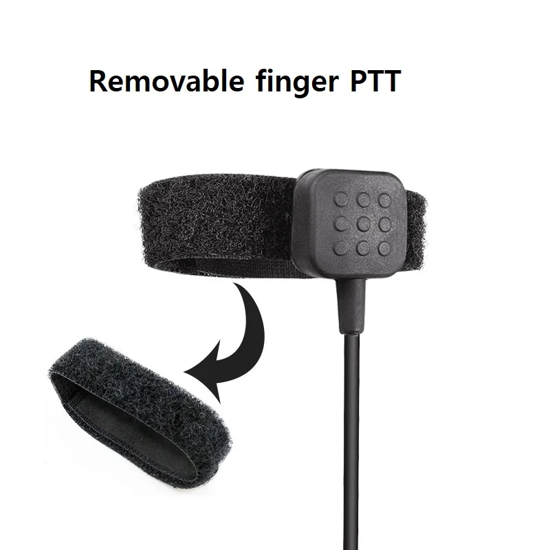 Cuffie con microfono auricolare a conduzione ossea K-head Cuffie con vibrazione ossea a conduzione ossea per walkie-talkie Kenwood Baofeng