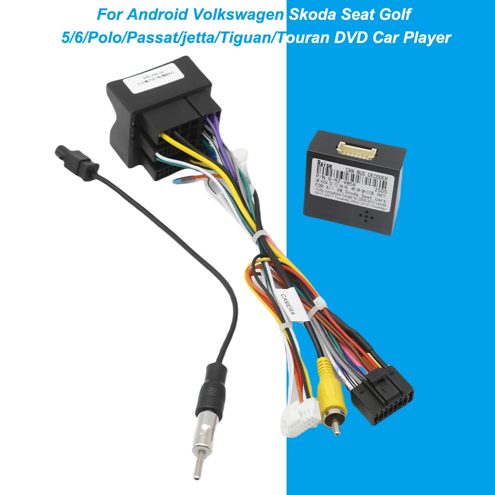 Raise VW-RZ-08 VW-RZ-58 Canbus Box For Android Volkswagen Skoda Seat Golf 5/6/Polo/Passat/jetta/Tiguan/Touran DVD Car Player