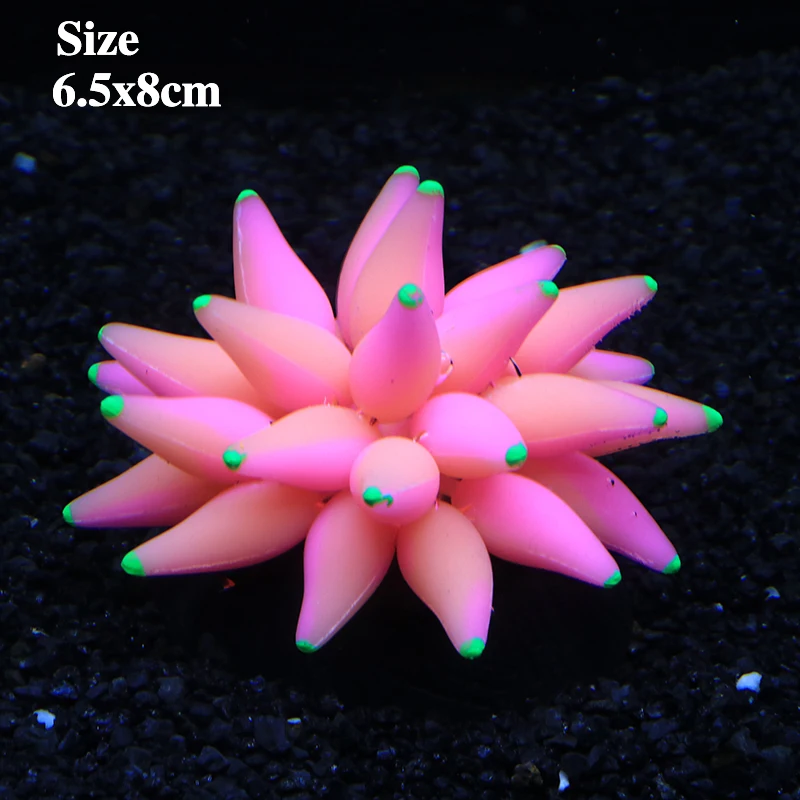 Fluorescent Bubble Coral Luminescence Effect Succulent Coral Fish Tank Aquarium Underwater World Plant Decoration Accessories