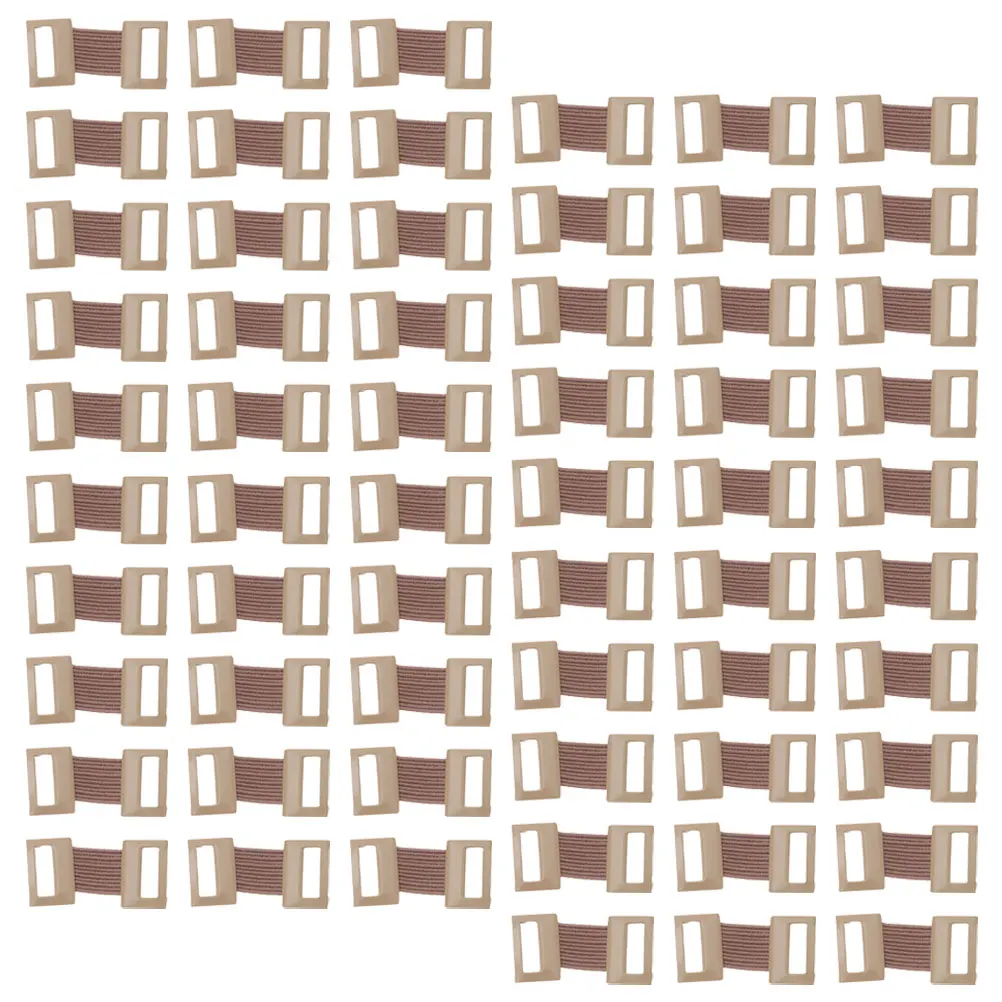 100pcs Aluminum Buckle Bandage Elastic Fastener Clips For Medical Wrap Fixing Reusable Replacement Buckle Clasps First Aid Kit