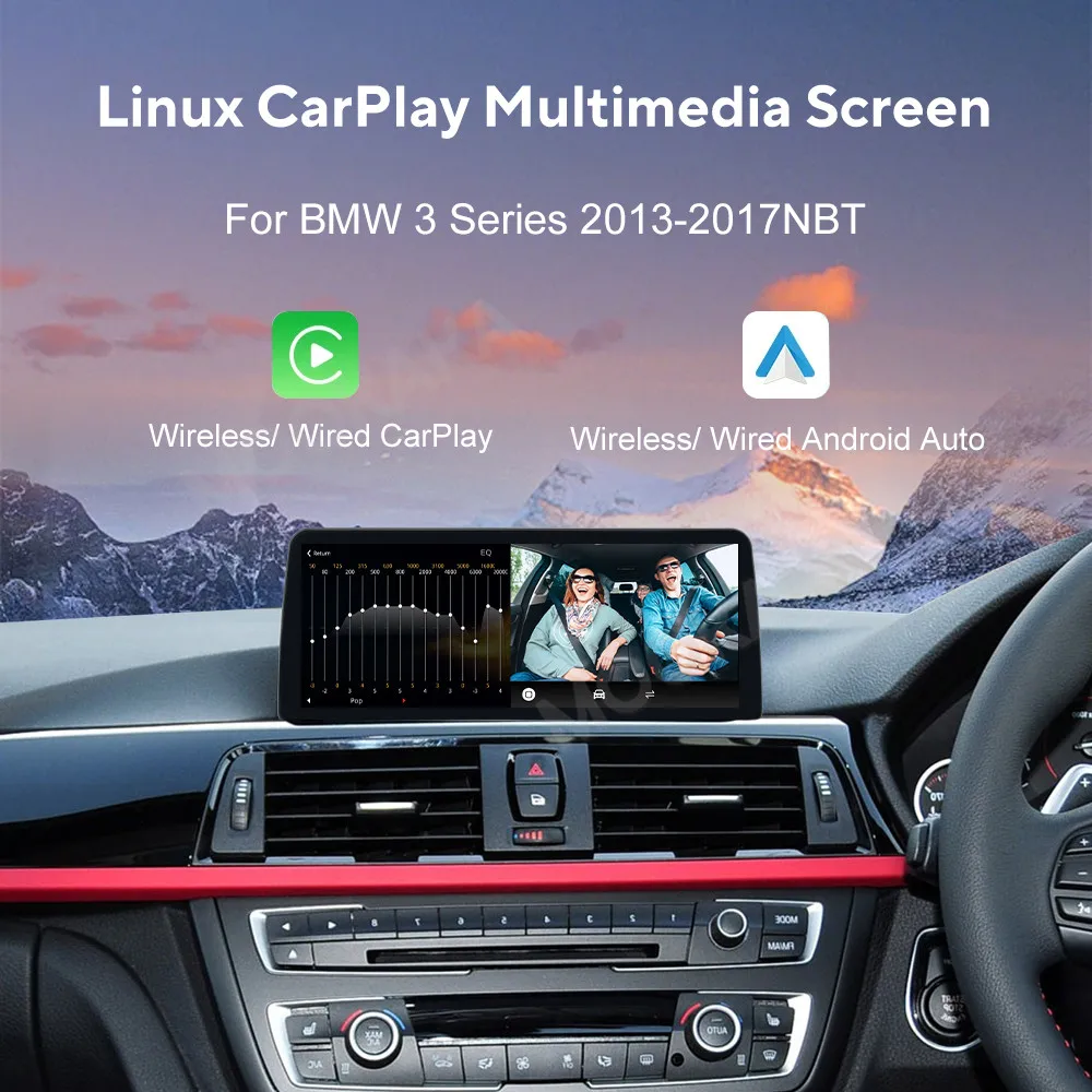 

Автомагнитола на Linux для BMW 3 серии 2013-2017 NBT RHD с CarPlay, Android Auto, мультимедийным плеером, навигацией, стереосистемой, DSP и 12.3-дюймовым сенсорным экраном
