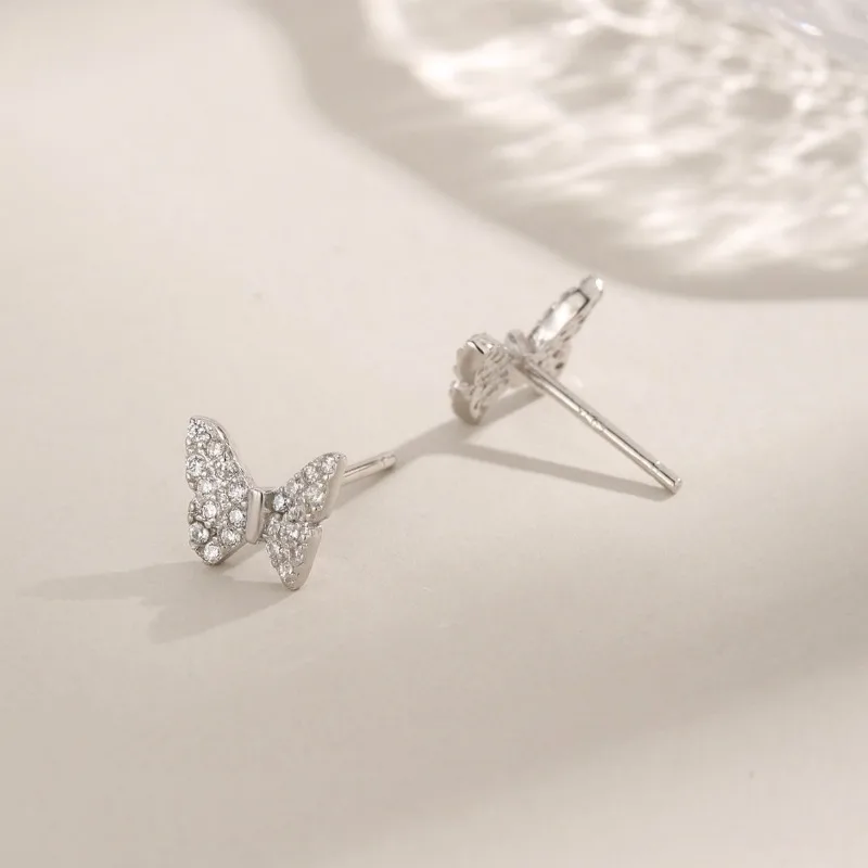 

Простые ретро женские S925 = серебро, новый тренд, креативные ювелирные изделия с бабочкой и опалом