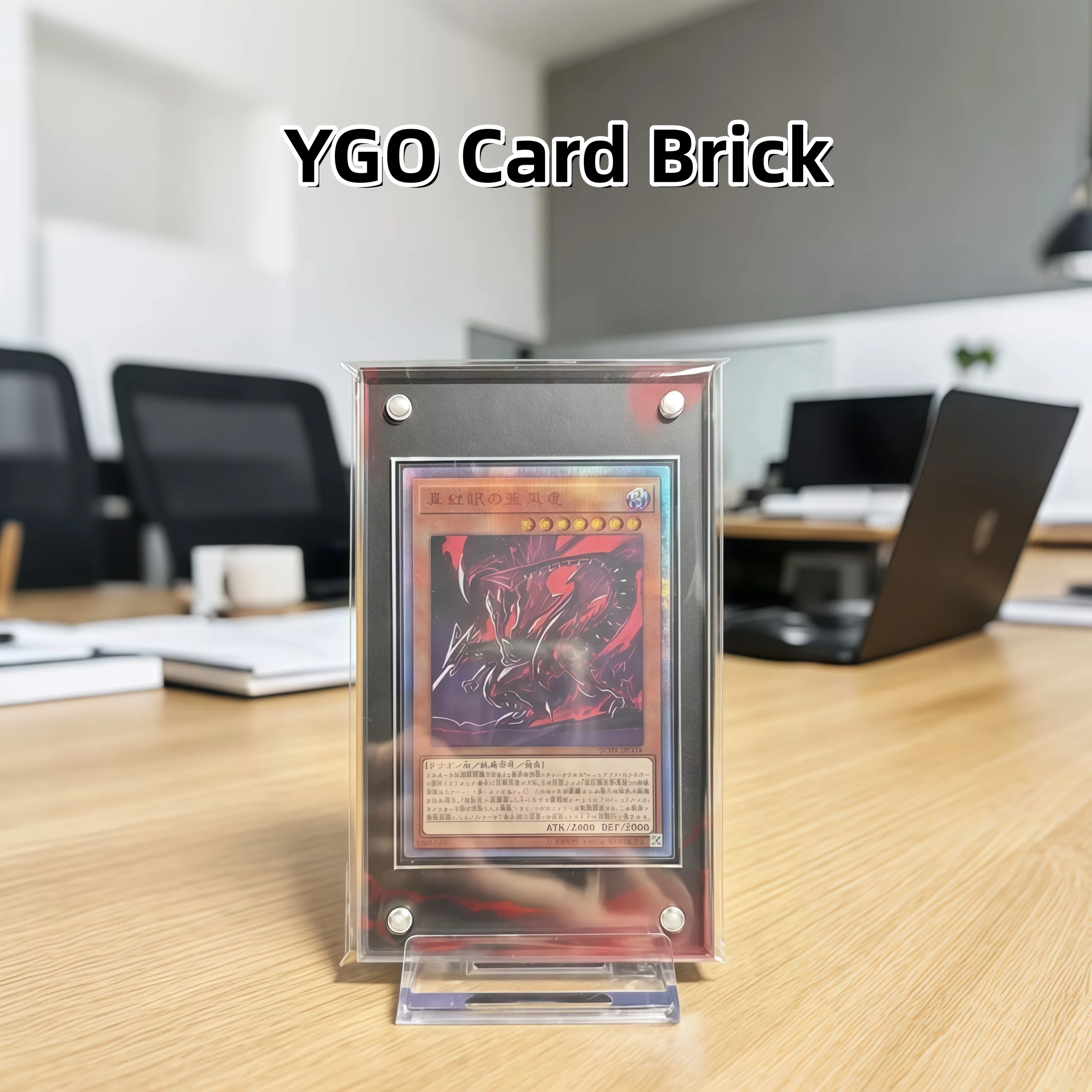 Acrylic Card Brick Display Frame Blue‑Eyes White Dragon Seto Burst Dragon Themed Card Stand Yu‑Gi‑Oh Anime Trading Card