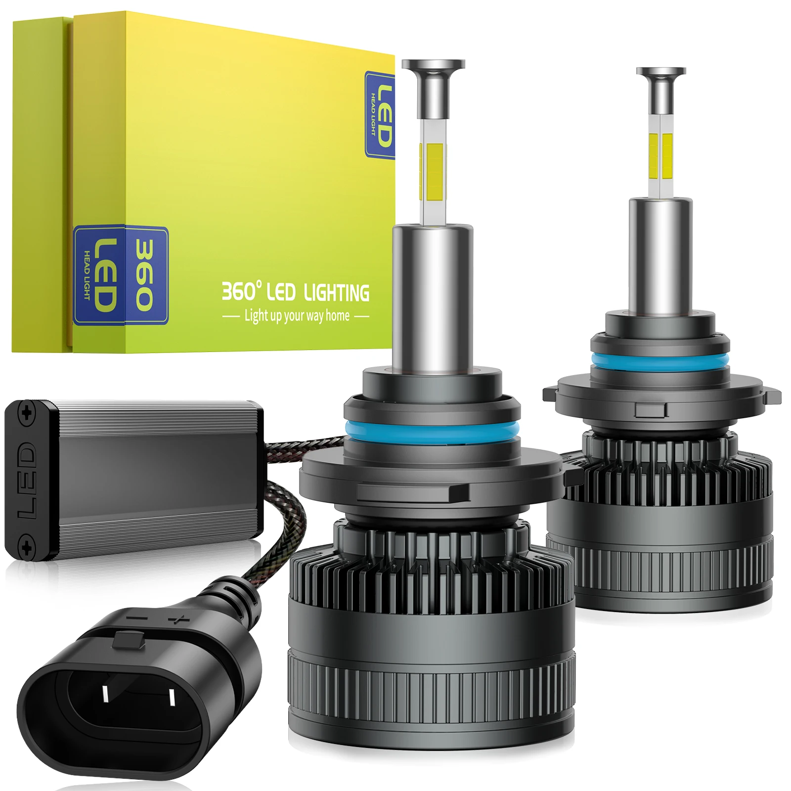 

Комбинированная лампа 9005 H11, противотуманная лампа H11 9005 без вентилятора, 6000K, белая, 9005 H11, противотуманные фары Plug and Play, упаковка из 4 шт.