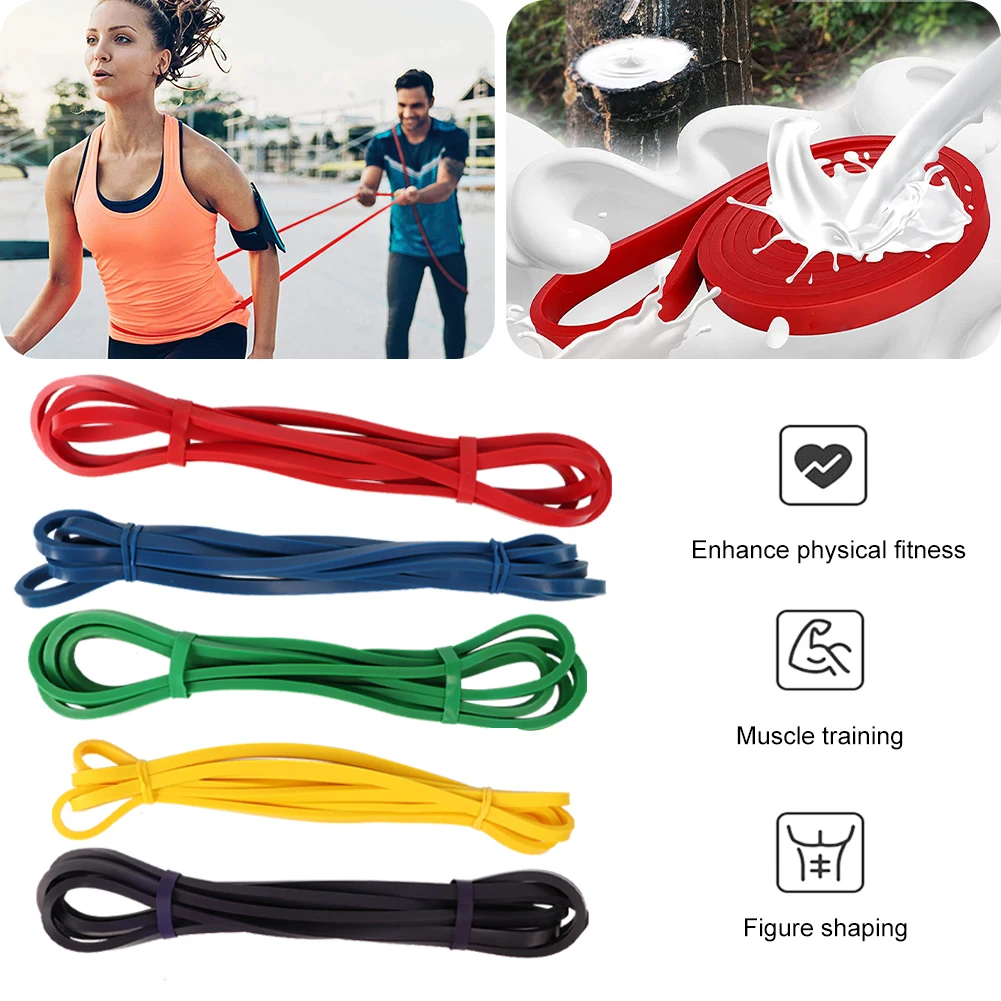 1PC Rubber Bands Resistance Band Unisex Yoga Physical Activity Athletic Elastic Bands Band