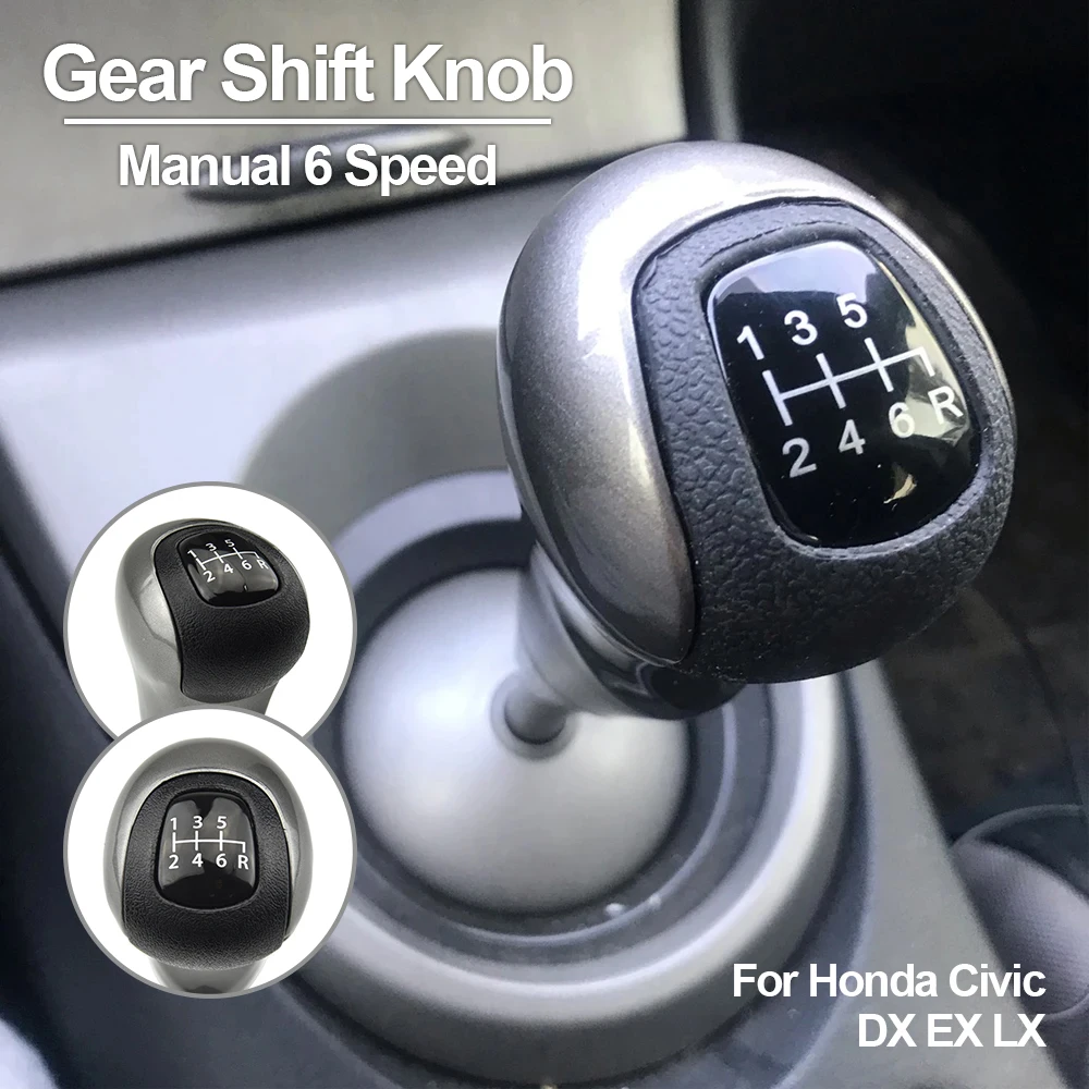 Gear Shift Knob Replacement 54102-SNA-A01 For Honda Civic DX EX LX 2006 2007 2008 2009 2010 2011