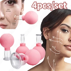 Vacuum Cupping Glass Jar Massager for Face Cellulite Slimming Fat Burning Acupuncture Hijama Suction Health Care Face Sucker