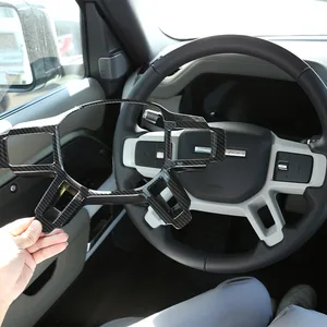 Neu! ! ! Für Land Rover Defender 90 110 2020-2024 ABS Carbonfaser-Innenhändler Lenkrad Dekoratives Klebstoff-Autozubehör 10 Hauptverkäufe PECAS -Verteidiger 110 - №5