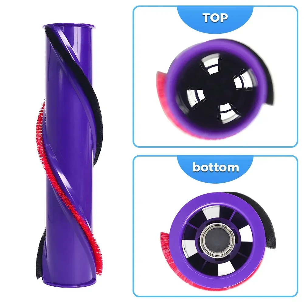 Rouleau de brosse de remplacement pour aspirateur Dyson V8, Compatible avec rouleau de brosse sans fil, tête de brosse, barre de brosse, pièce de rechange
