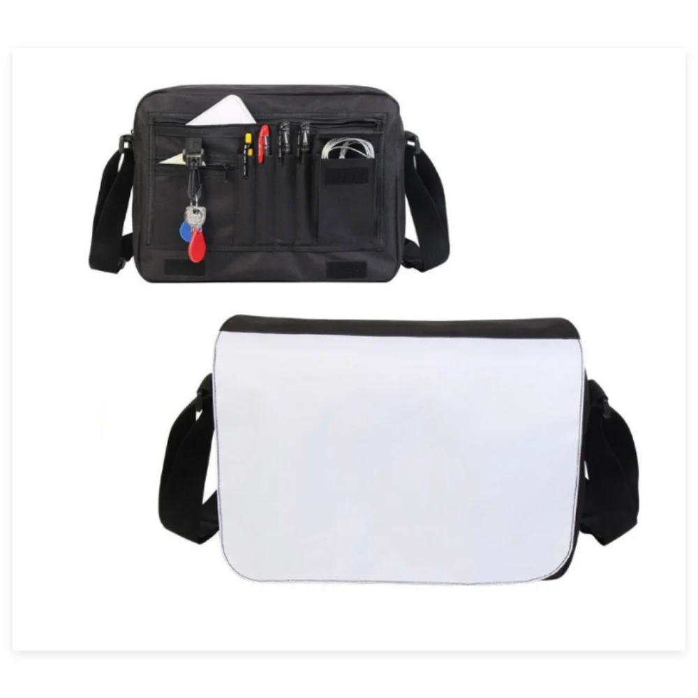 

3 pcs Sublimation Blank Shoulder Bag Disassembly Mobile Front Panel Large Capacity Multiple Compartments For Heat Transfer Print