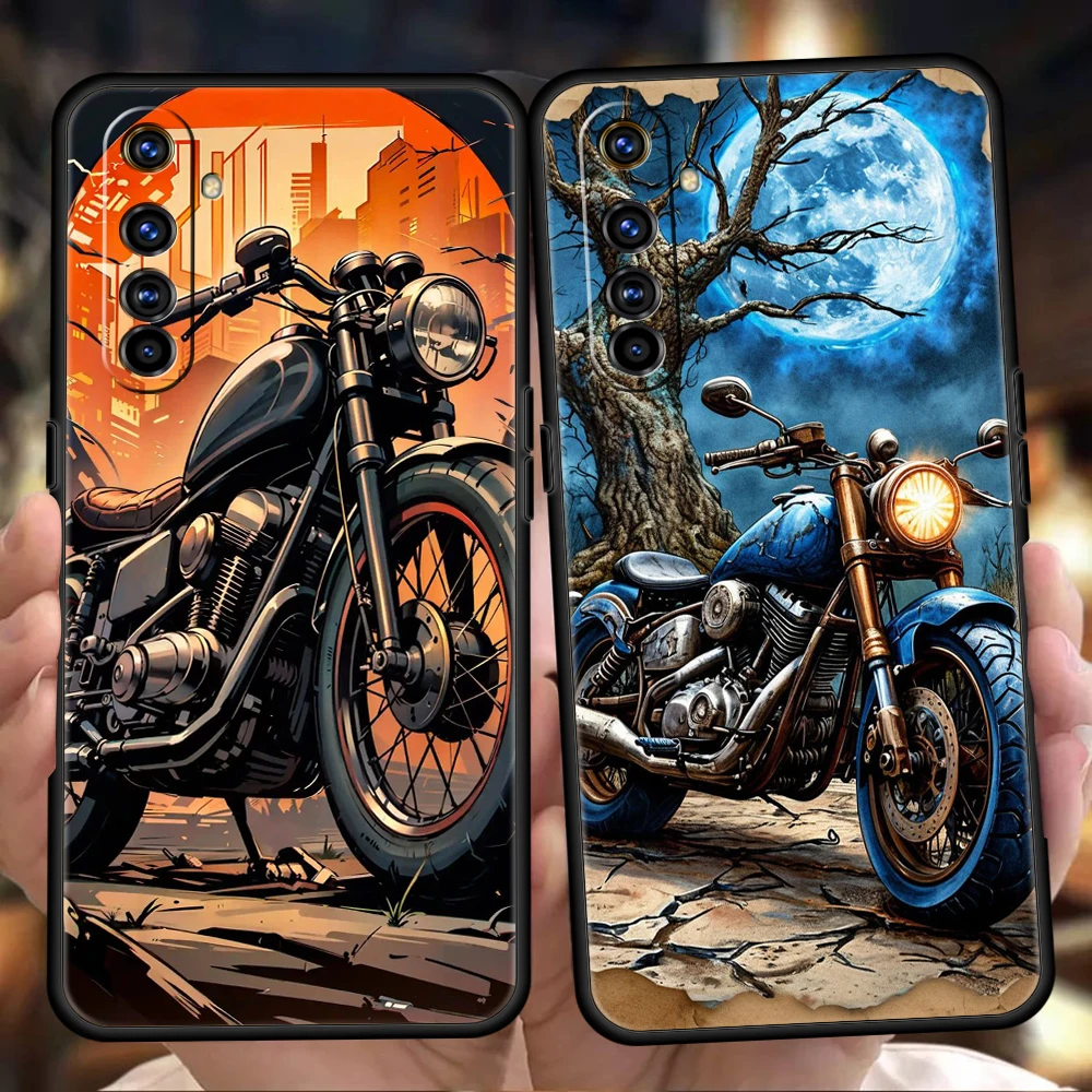 حافظة هاتف لهاتف اوبو A17 A54 A57 A78 A80 A98 Find X5 X6 Pro Reno 6 7 10 11 12 F Pro 5G ألوان ناعمة من البولي يوريثان الحراري مطلية عتيقة #1