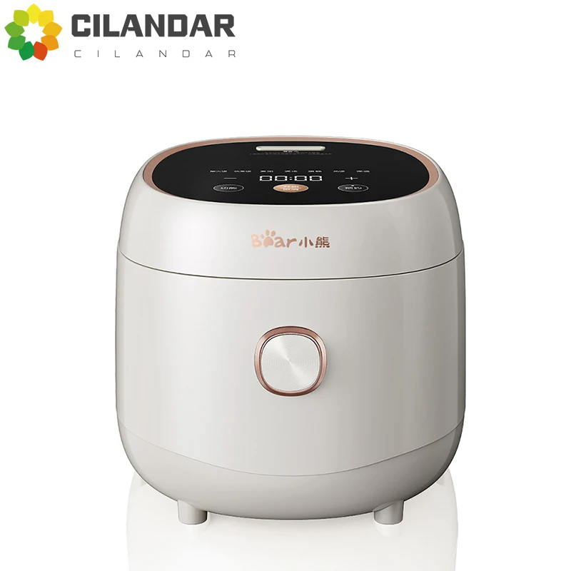 Olla arrocera eléctrica doméstica imprescindible Bear/Pequeño Bear en casa, cerámica de 4L con reserva inteligente para olla de cocina