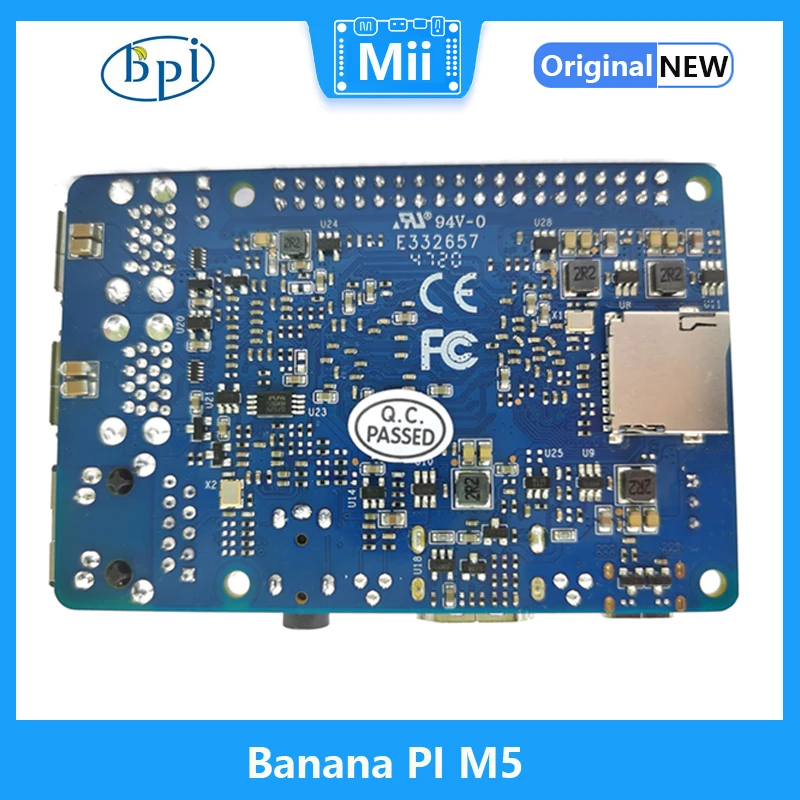 Imagem -02 - Banana pi Bpi m5 Single Board Computer Amlogic S905x3 Design Nova Geração