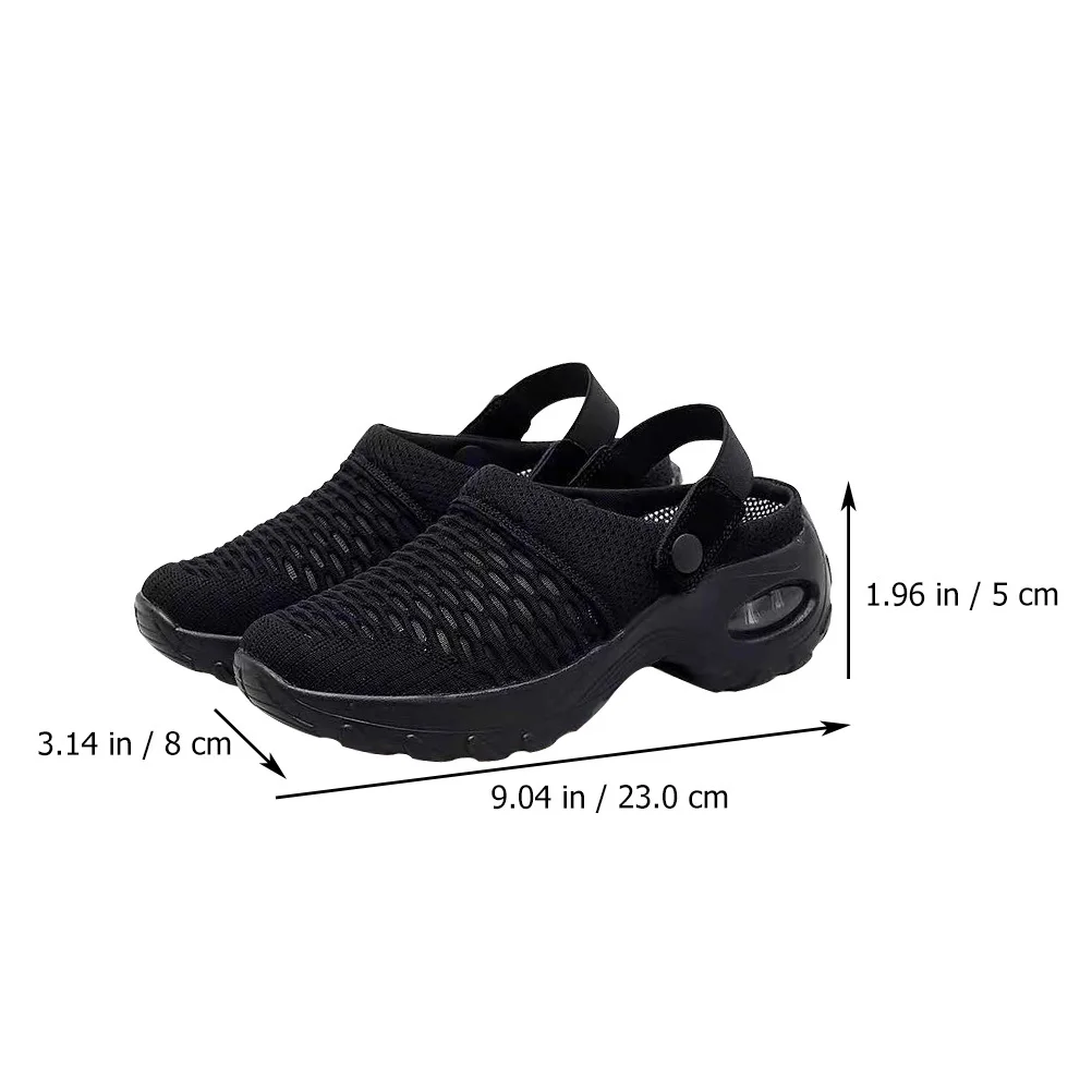 

1Pair Mesh Breathable Half Slippers Summer Women Shoes Lightweight Comfortable Casual Sandals Mesh Slippers Summer Women Shoes