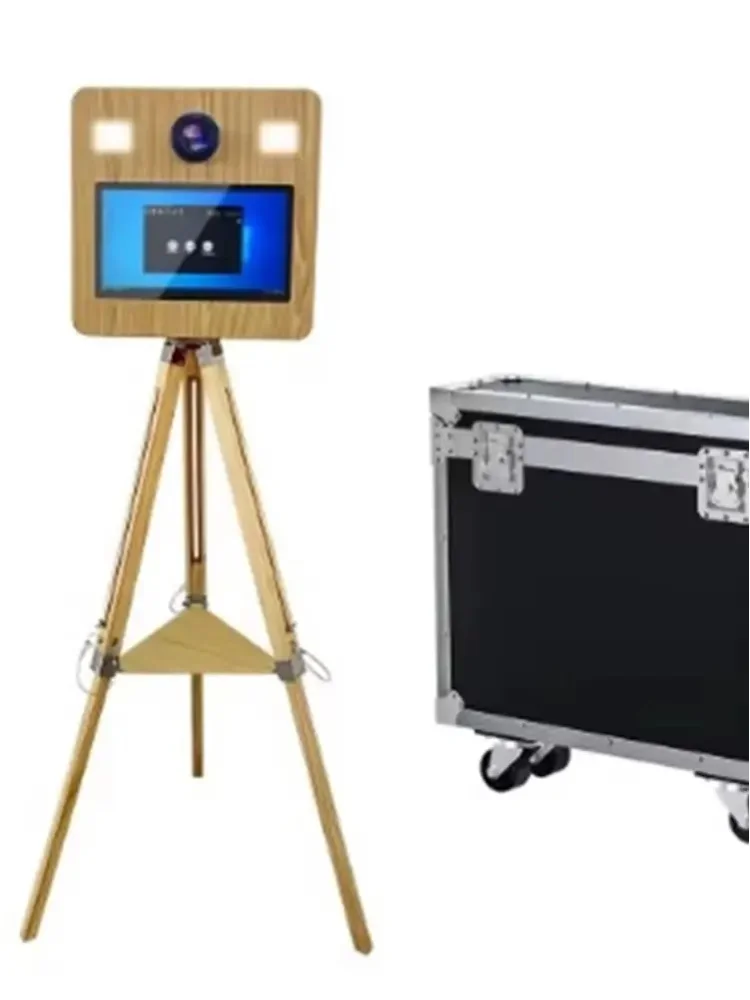 Tragbare Kamera-Fotobox mit 15,6-Zoll-Touchscreen, Selfie-Fotobox, DSLR-Fotobox für Hochzeiten, Partys und Events