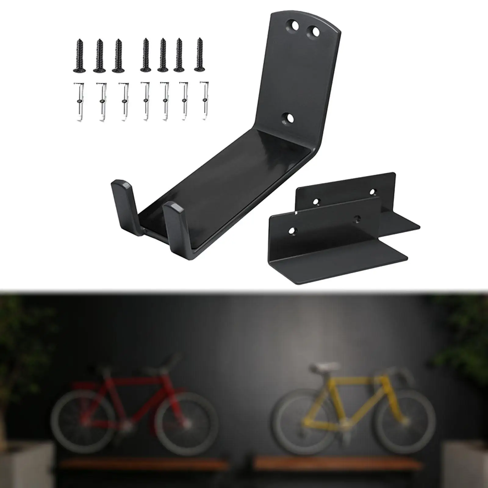

Bicycle Wall Mount Hanger Garage Bike Storage Hanger for Shed Garage