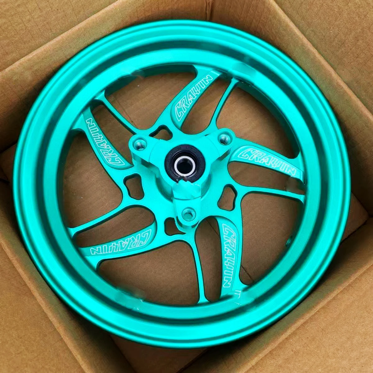 Universal 10*2.15J E-scooter Motorcycle Wind Fire Wheels-type Modify 70mm Hole Front Wheel Rims For CygnusX BWS RSZ Niu