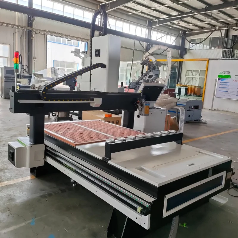 PVC Acrylic PCB Soft Metal Aluminum Copper 1325 4 Axis Atc Wood CNC Router for 3D Wood Carving