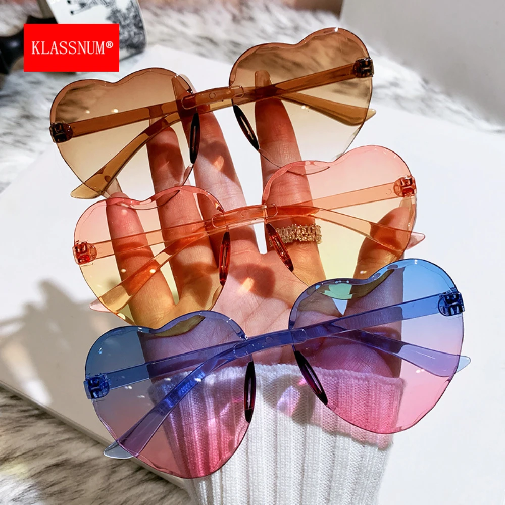 Солнцезащитные-очки-klassnum-для-девочек-розовые-модные-с-градиентными-линзами-в-форме-сердца-для-улицы-защита-от-солнца-для-вечеринок-2026-год