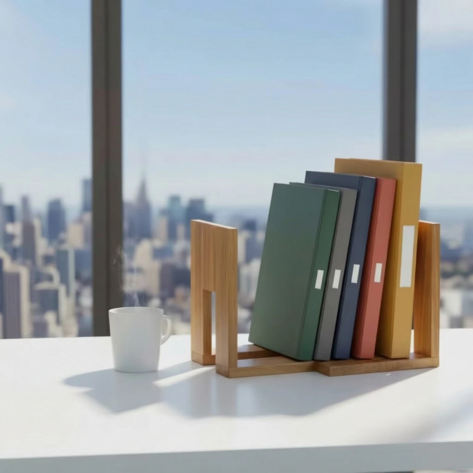Adjustable Vinyl Album Holder Compact Adjustable Vinyl Album Stand Magazine Rack Minimalist Organizer Decorative view 6