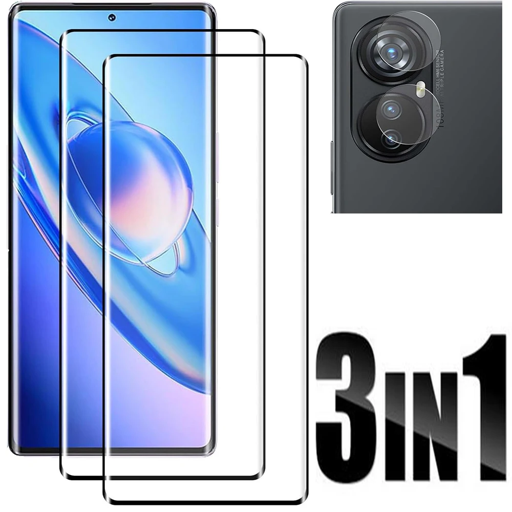 3D Protective Glass Cover For Blackview A200 Pro Tempered Glass Screen Protector For Blackview A200 Pro Soft Camera Lens