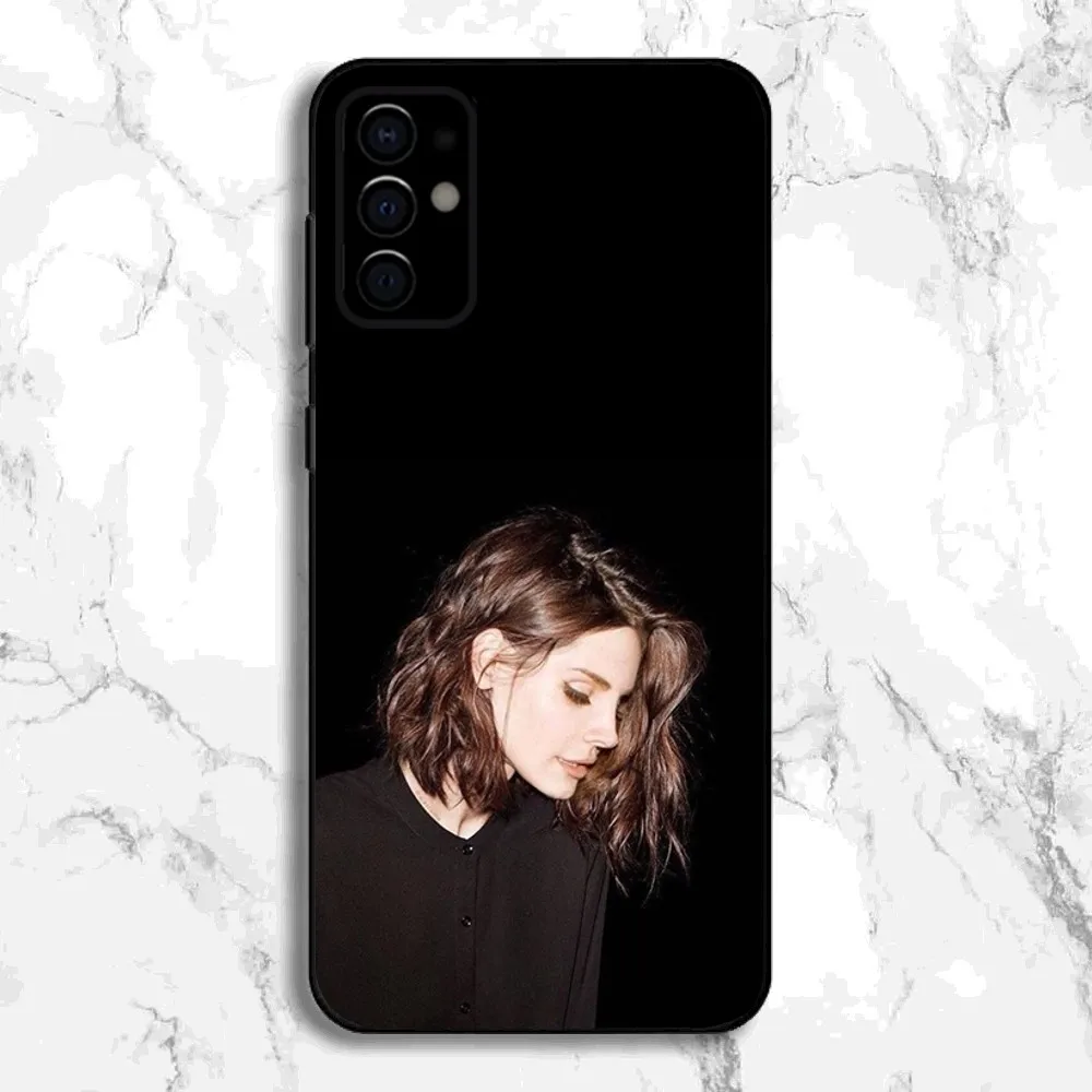 L-Lana D-Del Rey Singer Phone Case For Samsung S24,S21,S22,S23,S30,Ultra,S20,Plus,Fe,Lite,Note,10,9,5G Black Soft Cover