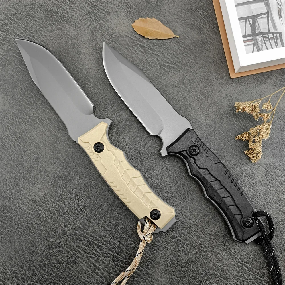 

Model M01 Fixed Blade Knife 8Cr13Mov Blade Nylon Fiber Handle Outdoor EDC Hand Tool Protable Camping Hunting Cambat Knife