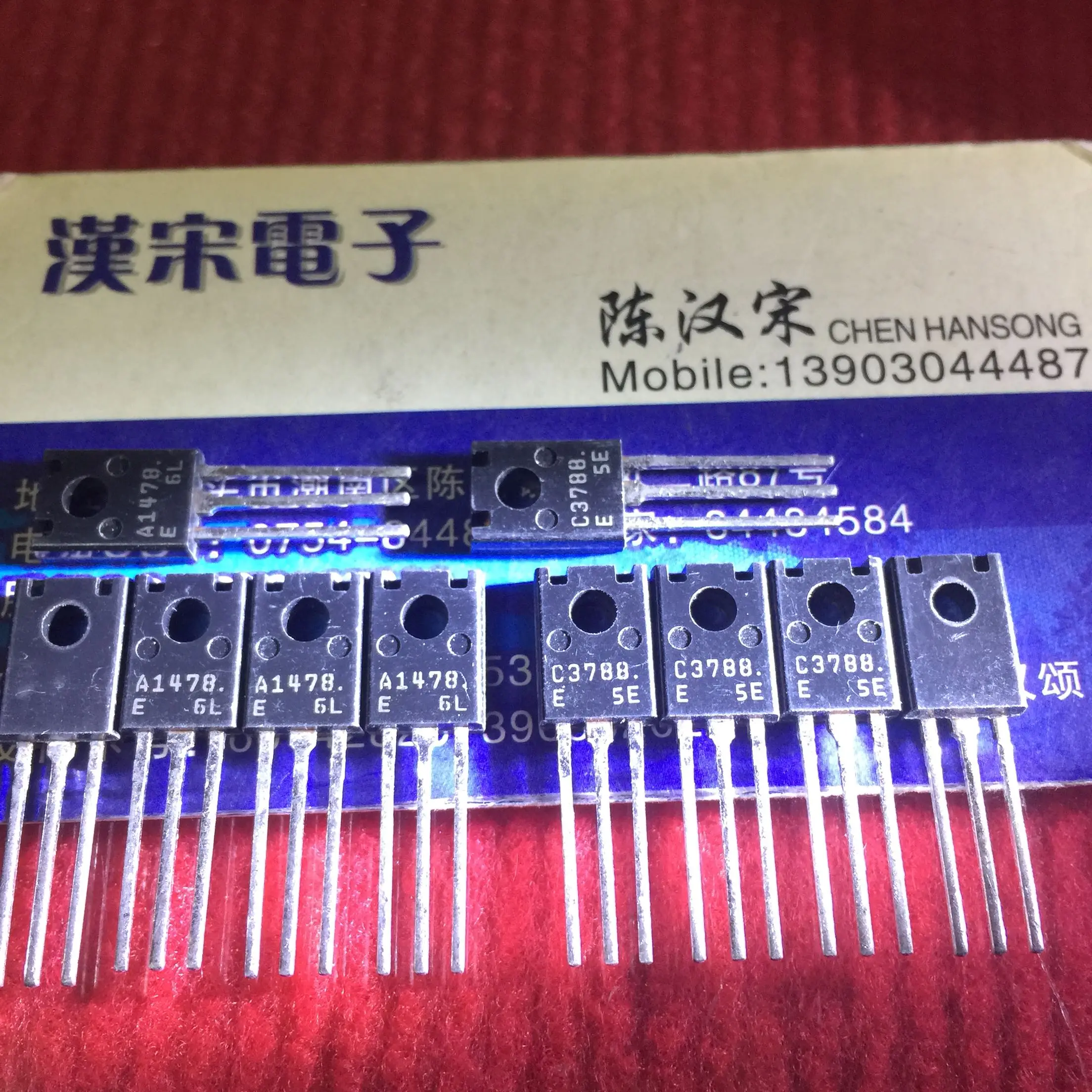 Frete grátis 2SA1478/2SC3788/A1478/C3788 5 5 pairs/package