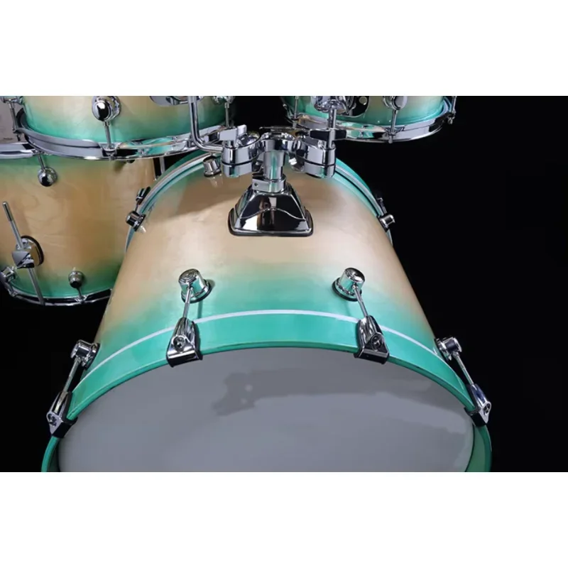 Großhandel OEM Marke High Gloss Upgrade Luxus Akustische Jazz Drum Set Fünf Trommeln Und Drei Becken Drum Kits