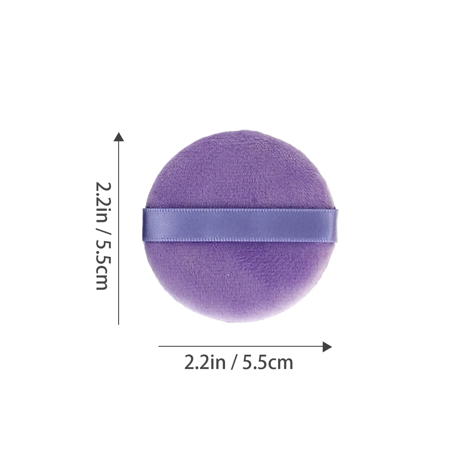 10Pcs Comfortable Makeup Puff Soft Skin Friendly Powder Applicator for Loose Powder Foundation Blending Even Coverage Large Flat