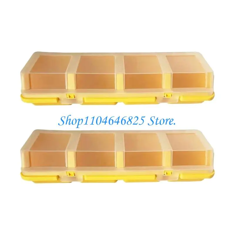 4 Section Sort Box Set for Tool Drawer and Shelf Storage Tasks