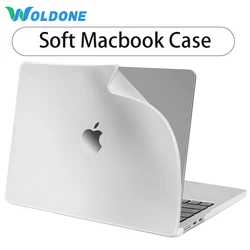Soft TPU Case For 2024 MacBook Air 13.6 A2681A3113 M2 M3 Pro 14 A2442 New Air Pro 13 2020 A2337 A2338 M1 A2179