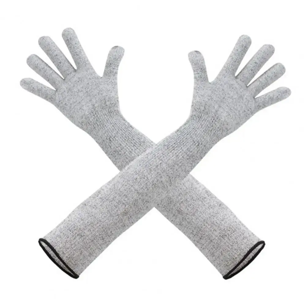 

Safety Lengthened Arm Sleeve Anti-Puncture Skin-friendly Work Gloves Cut Resistant Breathable Protective Glove Worker