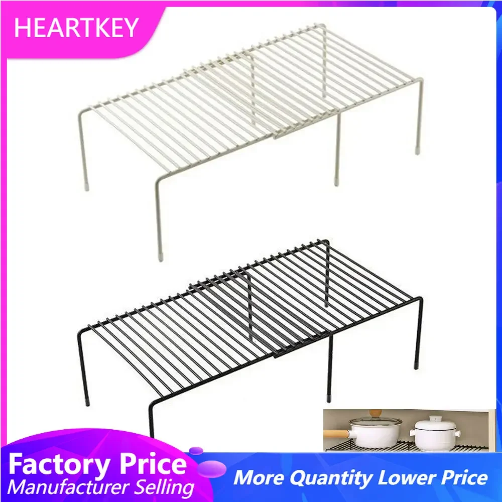 Storage Rack Metal Hollow Drain Shelves Sink Holder Adjustable Kitchen Shelf Organizer Dish Tray Bathroom Cupboard Stand Rack