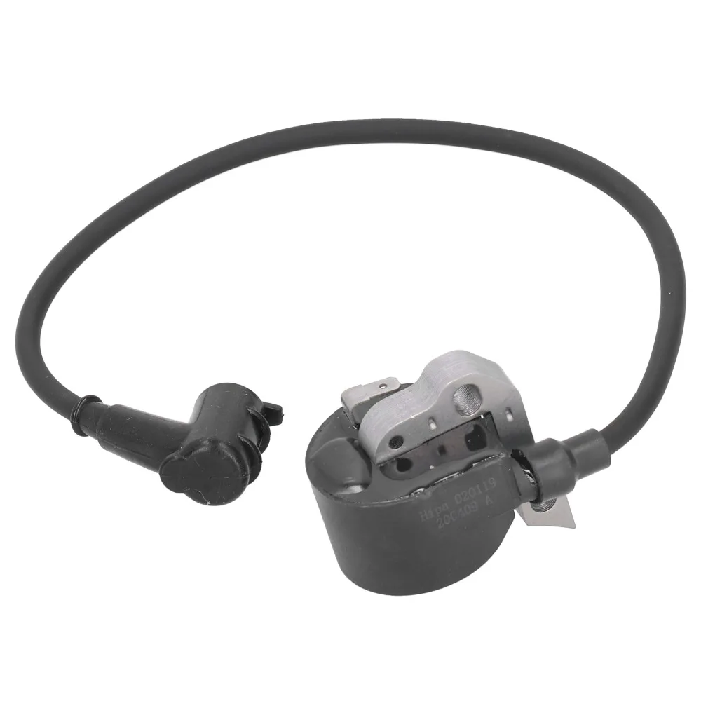 Black Chainsaw Ignition Coil Metal Compact Replacement Ignition Coil Easy Installation for Stihl 09 20T 021 023 025 FS160