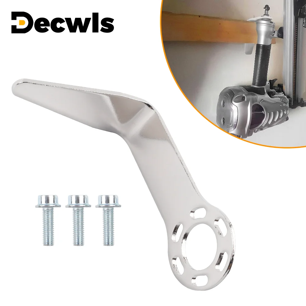 

Крюк для пневматического гвоздезабивного пистолета, аксессуары для кронштейна гвоздезабивного пистолета, крюк в форме буквы L, подходит для моделей NR83A5, NR83A5(S), NR83AA5, NV83A5, NR90AC5, NT65A5, NV75A5 и т. д.