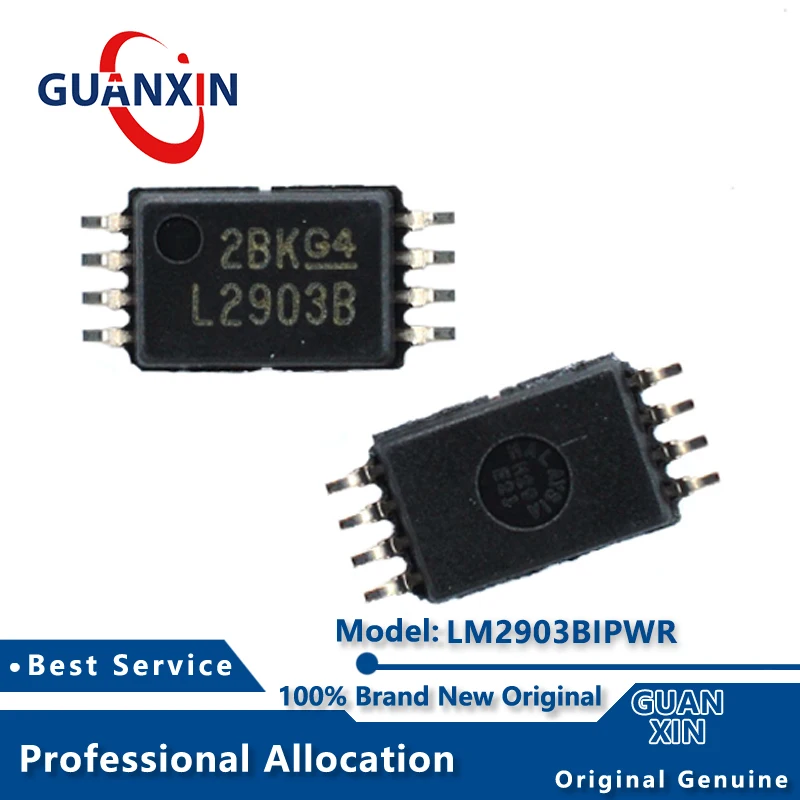 

100% New electronics LM2903BIPWR TSSOP-8 Marking L2903B LM2903