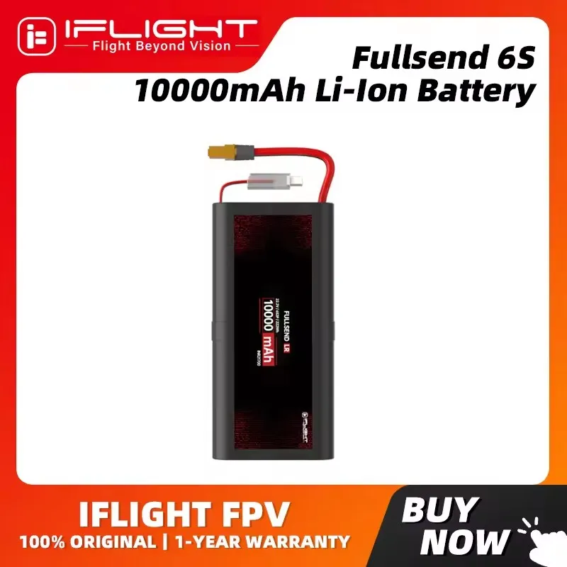 iFlight Fullsend 6S 2P 10000mAh 25C LI-Ion  Battery for Chimera7 Pro XT60H