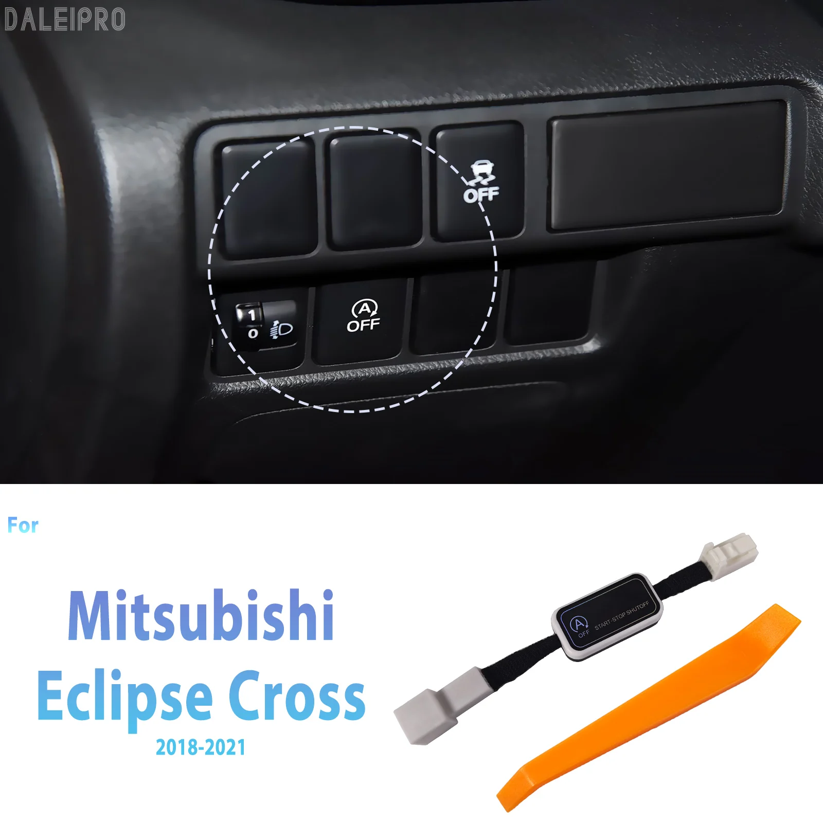 

For Mitsubishi Eclipse Cross 2018-2020 2021 Automatic Stop Start Engine System Memory Module Cancel Car Auto Start Stop Switch