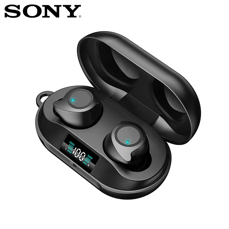 سماعات سوني اللاسلكية بلوتوث 5.5 سماعات HIFI ستيريو ألعاب رياضية سماعة بصمة اللمس سماعة مع ميكروفون سماعات أذن #1