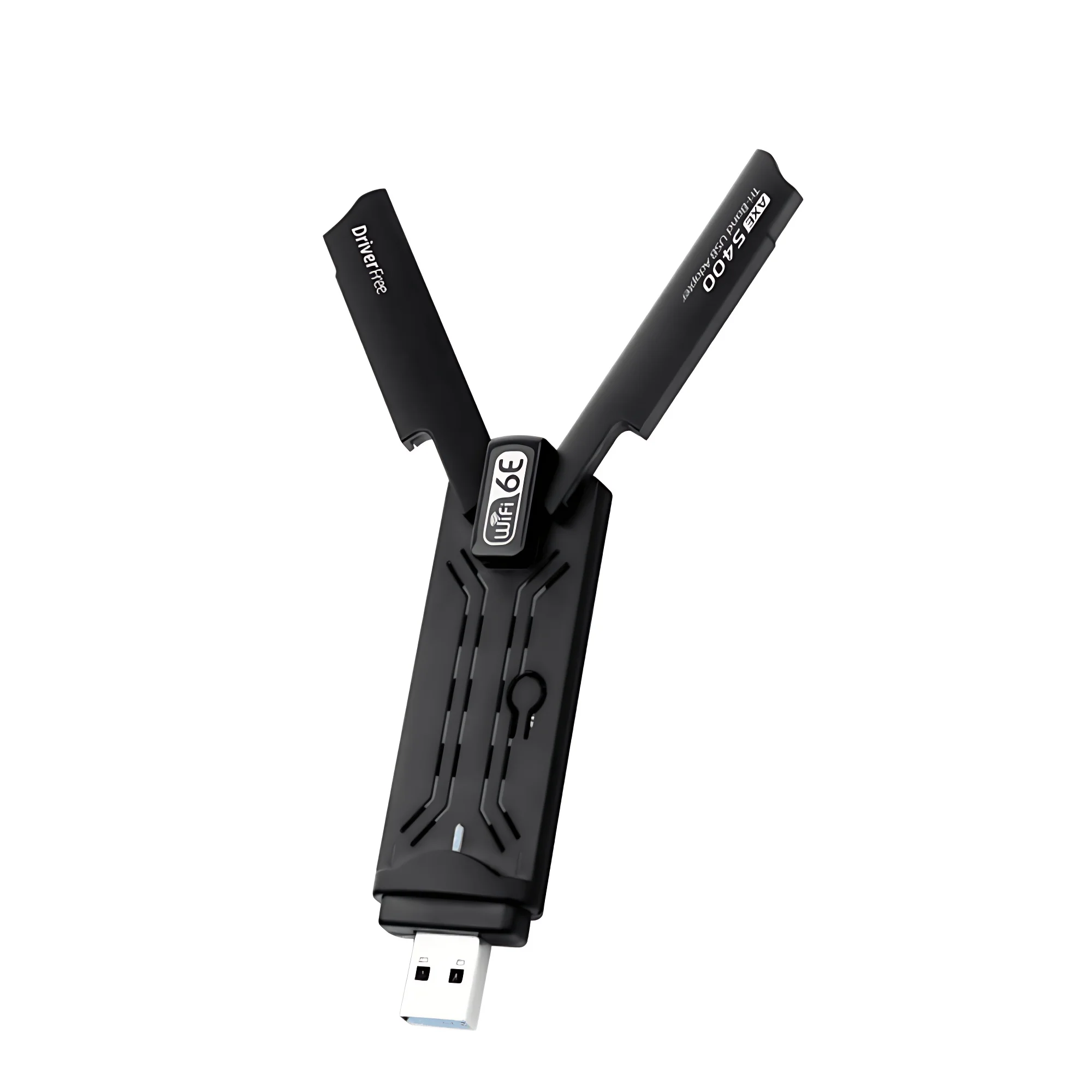 USB Wi-Fi 6E адаптер, AX5400Mbps трехдиапазонный 2,4 ГГц/5 ГГц/6 ГГц беспроводной сетевой адаптер для ПК, USB 3,0, поддерживает Windows 10/11