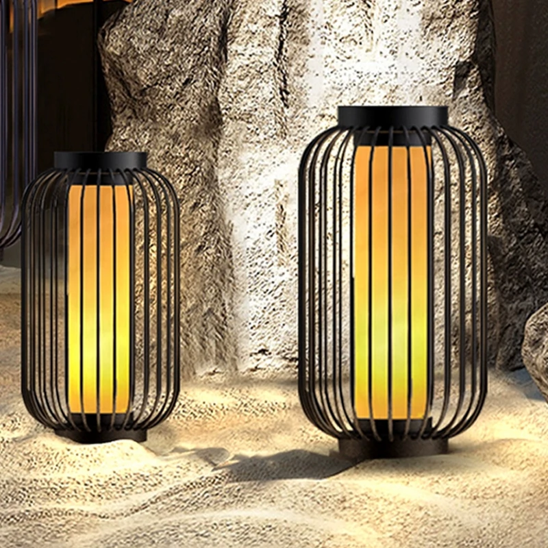 

Современный светодиодный садовый светильник на солнечных батареях с дизайном «птичья клетка», водонепроницаемый IP65, из нержавеющей стали, для патио, сада, офиса или дома