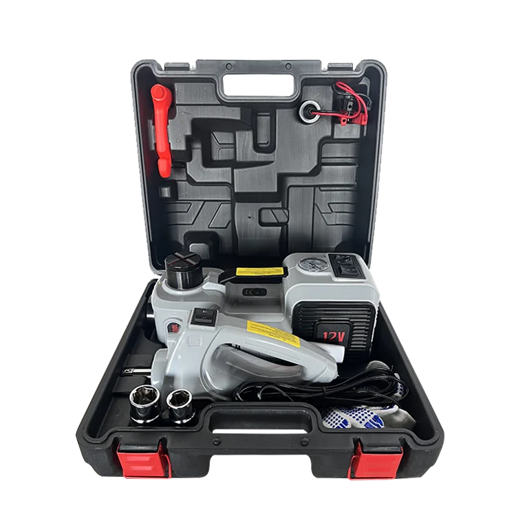 

YYHC-Electric Car Jack 5 Ton 12V Kit Car Jack Hydraulic with Inflator Electric Jack for Car Lift