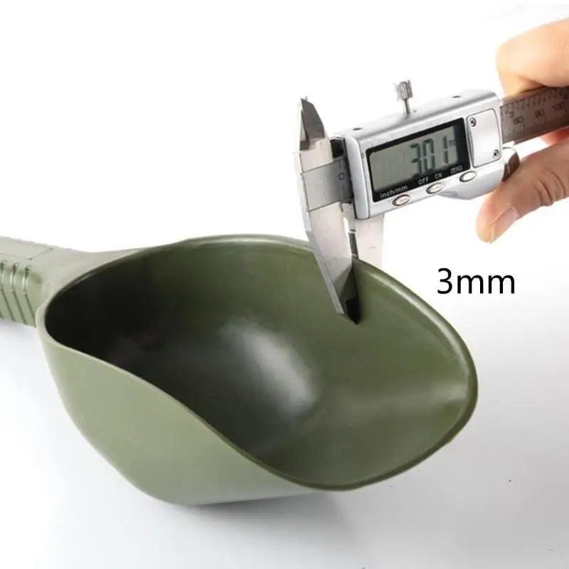 Fishing Baiting Throwing Spoon Baits Shovel for Feeding Particles Boilies